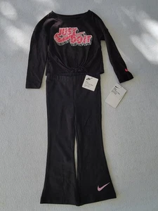 NIKE Conjunto de Top y Leggings de Manga Corta o Larga para Bebés/Niños Pequeños Niñas 2 Piezas Talla 2T - Imagen 1 de 6