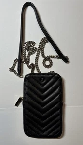 Kate Spade Amelia Phone Crossbody Black Leather Wallet - Picture 1 of 7
