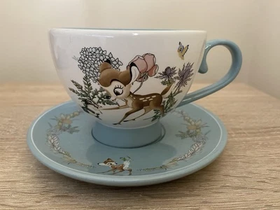 Disney Bambi Cup & Saucer Pale Blue Pastels - Image 1 of 4