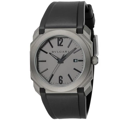 Reloj Unisex BVLGARI Octo BGO41C14TVD Plateado Acero Inoxidable Nuevo en Caja Foto 1 de 4