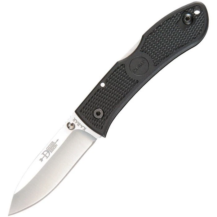 Ka-Bar Dozier Hunter Lockback Knife Black Zytel AUS-8 Stainless - Image 1 of 1
