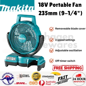 New Makita DCF203Z 18V Li-ion Cordless 235mm (9-1/4") Jobsite Fan - Skin Only - Picture 1 of 4