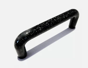 25 New Amerock BP5430-SPB Speckled Black 3"cc Plastic Cabinet Arch Pulls - Picture 1 of 4