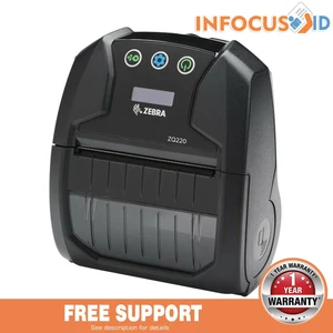 Zebra ZQ220 Thermal 203 dpi Mobile Barcode Label Printer USB Bluetooth (inc VAT) - Imagen 1 de 9