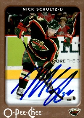 Nick Schultz - Signed 2006-07 O-Pee-Chee Card #248 - Image 1 of 2