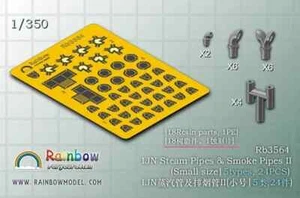 IJN Steam Pipes & Smoke Pipes II (Small size|5types, 24PCS) - Picture 1 of 1