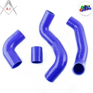 Blue For Land Rover Freelander TD4 2.0 Silicone Radiator Water Coolant Hoses Kit - Picture 1 of 7