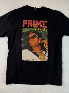 Deion Sanders Prime Time Draft Day Vintage Graphic T Shirt Men’s Large Gildan - Picture 1 of 7