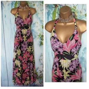 STAR JULIEN MACDONALD DRESS 14, Tropical Floral Chiffon Layered Dress, Holidays - Picture 1 of 9
