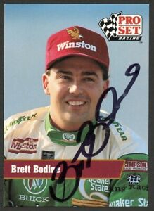 Brett Bodine #102 signed autograph auto 1991 Pro Set NASCAR Trading Card