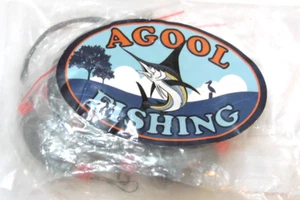 AGOOL Egg Sinker Fishing Weights Rigs Carolina Rig Catfish Rig Flounder Rigs - Picture 1 of 3