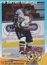 1997-98 Lethbridge Hurricanes #6 Darren Shakotko