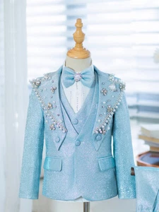 Boys' formal blazer set, children's suits, Kids piano performance suits - Picture 1 of 10