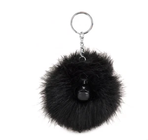 Nuevo Kipling POMPOM Llavero/Llavero TIBE en NEGRO VERDADERO - Imagen 1 de 1
