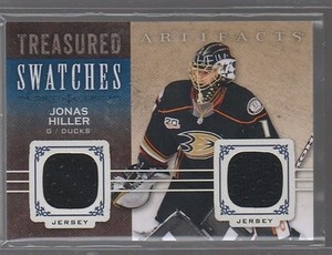 2014-15 Artifacts Treasured Swatches Jerseys #TSJH Jonas Hiller