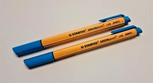 👉 2 x bolígrafos de fieltro STABILO GREENpoint - 6088/51 - turquesa👈 - Imagen 1 de 1