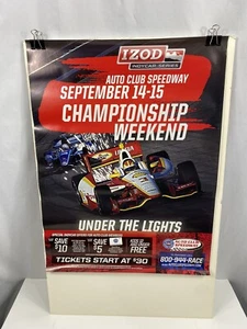 Izod Indycqr Auto Club Speedway Auto Racing Poster - Picture 1 of 11