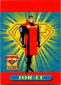 1996 Skybox DC Superman Action Packs Pop-Out Card P5 Jor-El - Picture 1 of 2
