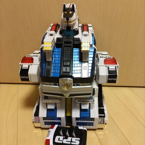 Power Rangers Dekaranger Dekaranger Base Robo Chogokin Figure Toy Cover
