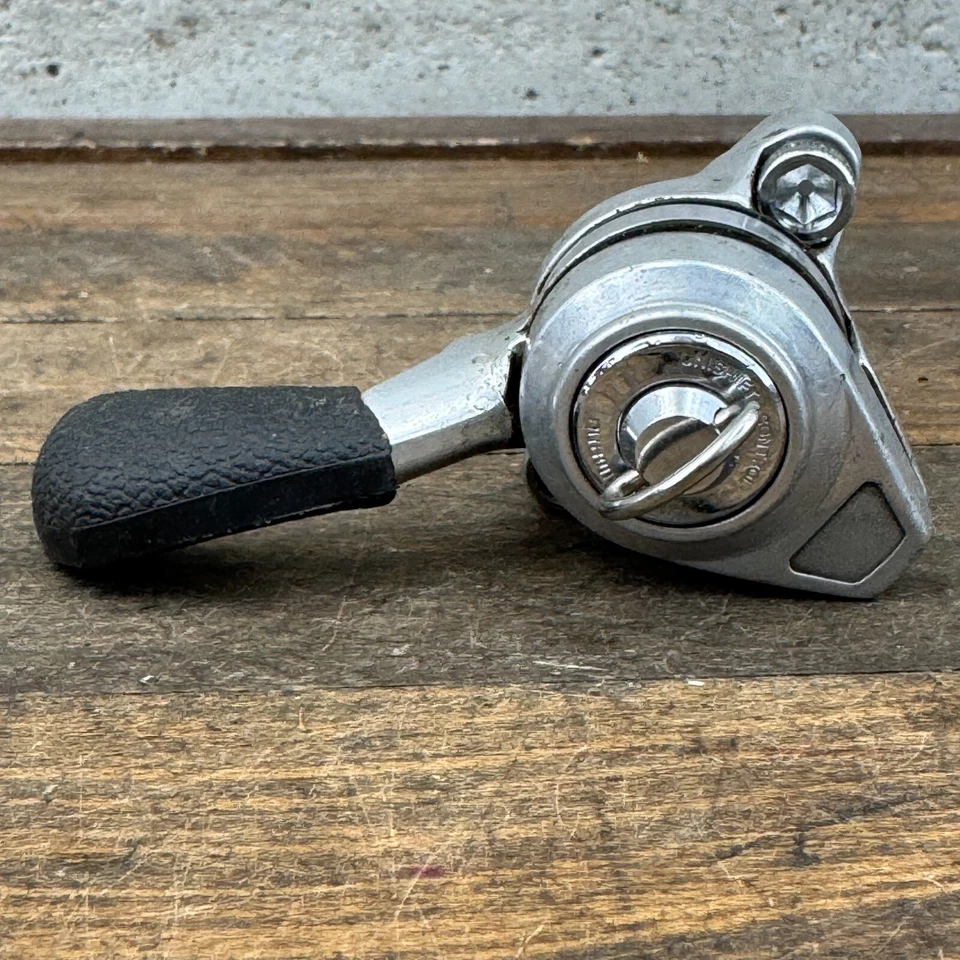 Vintage Shimano LEFT Thumb Shifter Deerhead Deore XT 1980s Unishift Shift Lever - Image 1 of 4