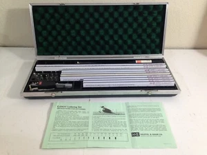 K&E Leroy Lettering Set Keuffel & Esser Drafting Kit VINTAGE early 70s - Picture 1 of 11