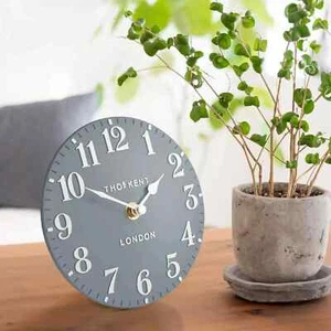 Thomas Kent London Arabic Mantel Clock 6" (15cm) Flax Blue - NEW - Picture 1 of 4