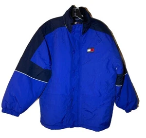 Tommy Hilfiger NEW Boys Large Lined Puffer Zip Hooded Jacket Coat Logo MSRP $135 - Picture 1 of 18