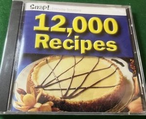 Snap 12,000 Recipes (PC, 2001) NEW Sealed! - Picture 1 of 2