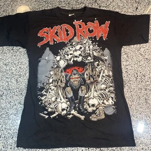 Skid Row Slave To The Grind 1991 Tour Gorilla Skulls T Shirt 90s Large - Picture 1 of 13