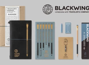 TRAVELER’S FACTORY × BLACKWING Traveler’s Notebook Complete 5-Piece Set - Picture 1 of 2
