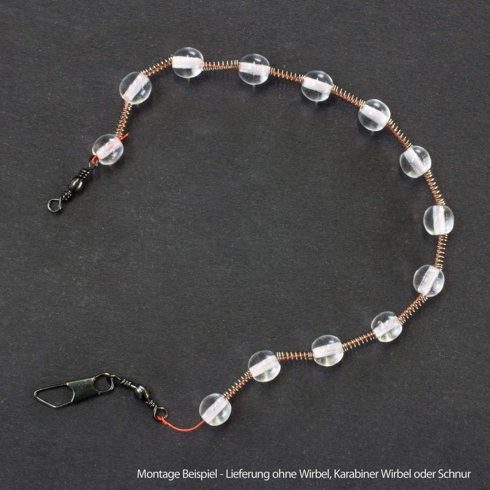 Troutlook Tremarella Glasperlen mit Federn 1-4g Forellen Schleppmontage aus Glas - Bild 1 von 1