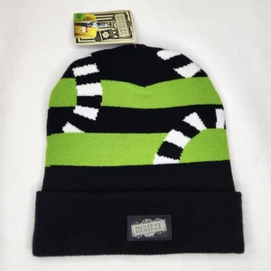 Beetlejuice Sandworm Beanie Neu mit Etikett schwarz grün Sally Hansen Unisex NEU - Bild 1 von 7