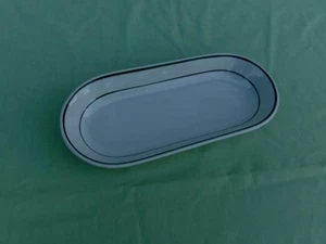 SHENANGO CHINA RESTAURANT WARE  *CELERY DISH*   2 GREEN STRIPES - Picture 1 of 4