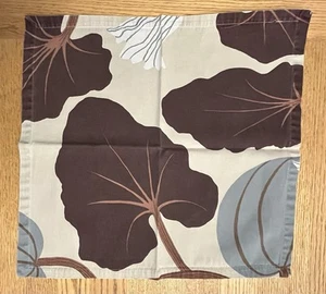 4 Crate & Barrel Marimekko Kumina Neutral Cotton 21” Square Napkins Portugal - Picture 1 of 7