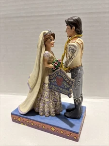 Disney Traditions Rapunzel Flynn Wedding Big Day by Jim Shore - Disney Showcase  - Picture 1 of 13