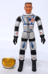Mattel 1966 Major Matt Mason Hombre en el Espacio 6" Traje Blanco Titular Mate con Casco - Imagen 1 de 14