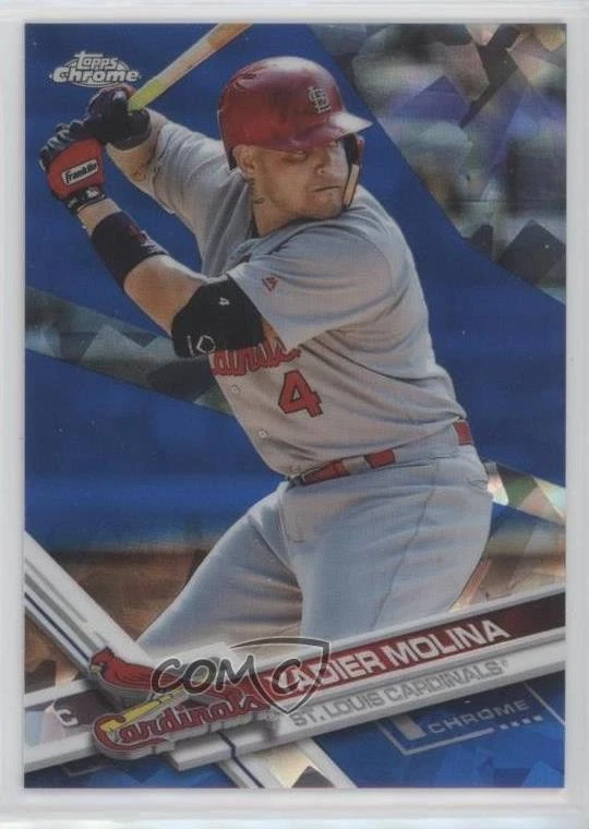 2017 Topps Chrome Sapphire Edition /250 Yadier Molina #373 - Image 1 of 2