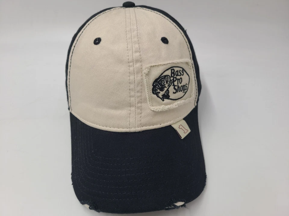 Martin Truex Jr #1 Bass Pro Shops Chase Distressed Adjustable Hat Cap Men NASCAR - Image 1 of 4