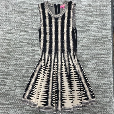 Catherine Malandrino Flare Knee Dress Scoop Neck Sleeveless Stretchy Knit Large - Image 1 of 4