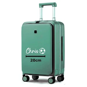 Personalisierter Vinyl Namensaufkleber Koffer Gepäck Reiseaufkleber NUR AUFKLEBER - Bild 1 von 3