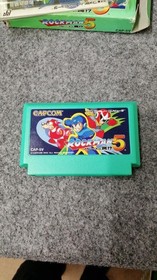 Famicom Software Model Rockman 5 Blues Trap Capcom FP189