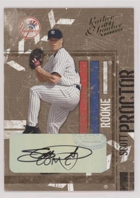 2004 Donruss Leather & Lumber Rookie /500 Scott Proctor #165 Auto - Image 1 of 2