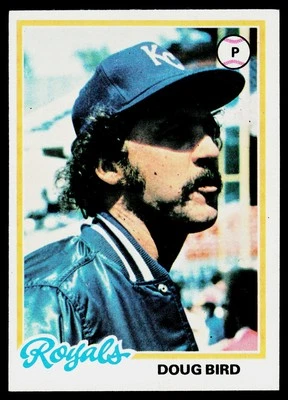 1978 Topps #183 Doug Bird- ExMt+ - Image 1 of 2