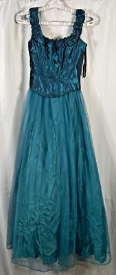 Женское официальное платье Roberta XS без рукавов многослойный корсет с сеткой из роз - Изображение 1 из 4