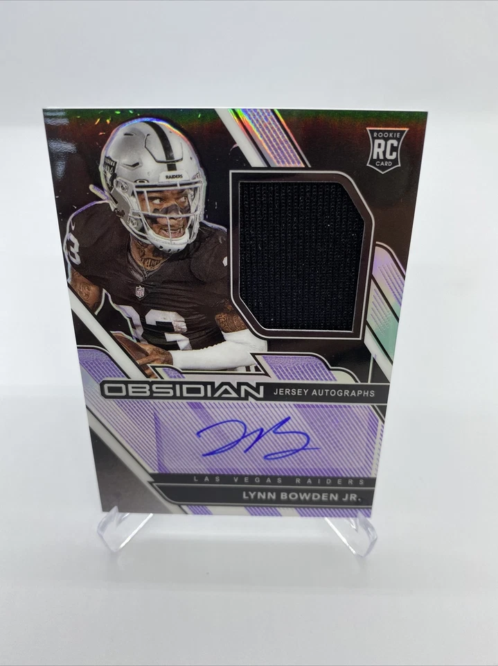 2020 Panini Obsidian Lynn Bowden Jr. RPA 35/40 SP - Image 1 of 3