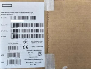 HPE 940QSFP56 1P Mellanox ConnectX-6 MCX653105A PCIe x16 3.0 100GB HP P06250-B21 - Picture 1 of 6