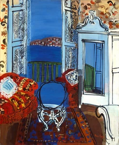 Raoul Dufy - Open Window, Nice (1928) Signed - 17" x 22" Fine Art Print - Picture 1 of 1