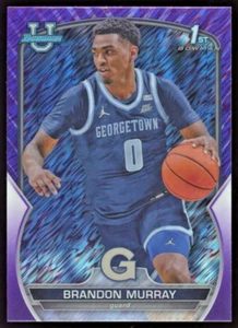 BRANDON MURRAY 2023 Bowman University Cromado Baloncesto Ola Púrpura #40 - Imagen 1 de 2