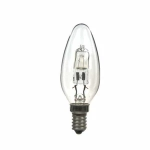 LOW ENERGY HALOGEN CANDLE BULB 18W E14 CLEAR (equivalent to 25 watt) dimmable - Picture 1 of 2
