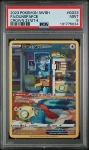 PSA 9 Pokemon TCG Crown Zenith Dunsparce #GG23 - Picture 1 of 2
